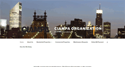 Desktop Screenshot of ciampaorganization.com